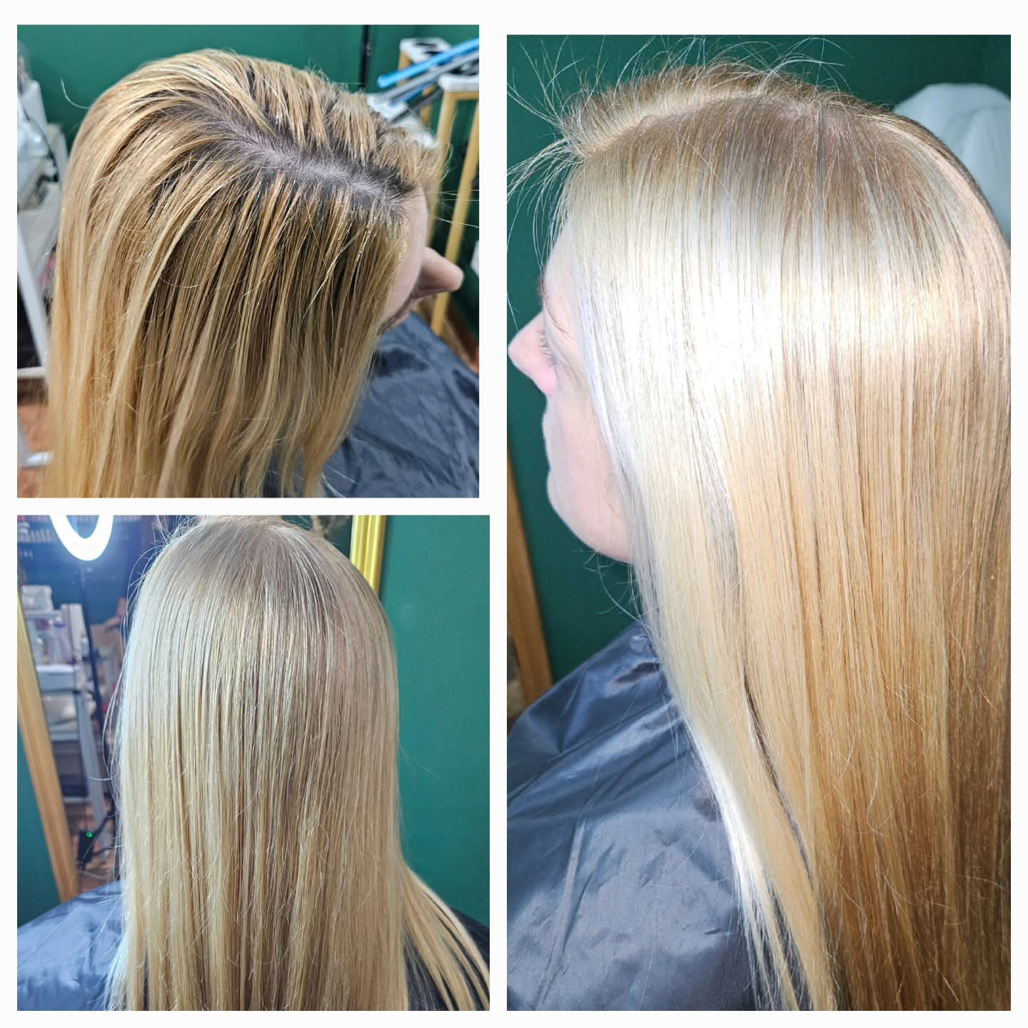 Aplicación de tintura - La clienta trae su producto.